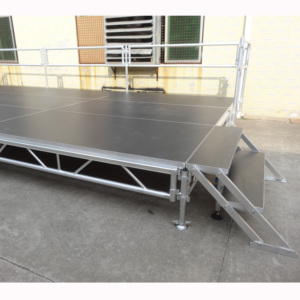 Scène de concert mobile en aluminium pour intérieur, marches de scène réglables - Product Image 4