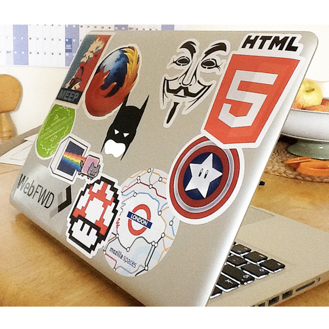 Print Laptop Skin Sticker Remover Waterproof Vinyl Paper Decoration Hologram Sticker Sheet Bike Laptop