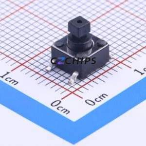 K2-1102ST-A4SC-04 Tactile Switch SMD-4P,6x6mm Switch Single Pole Single Throw Rectangle Button 2.5N Vertical Mount - Product Image 1