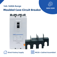 Disjoncteur différentiel à boîtier moulé DZ15LE MCCB RCD 380V 3P 4P 100A Triphasé Quatre fils