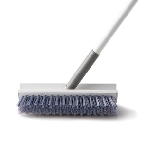 Cepillo multifuncional ecológico para fregar suelos de PP, escurridor de mango largo, función de raspado 2 1, cerdas rígidas para azulejos de baño - Product Image 3