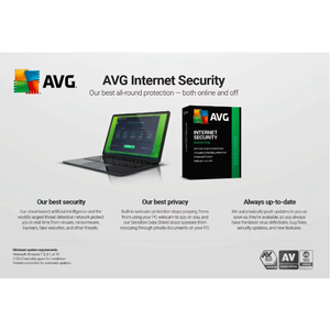 Logiciel antivirus de protection de la confidentialité pour PC/Mac/Android/Linux, 1 APPAREIL/1 AN, code <span class=keywords><strong>en</strong></span> <span class=keywords><strong>ligne</strong></span> pour AVG Internet Security 2022 - Product Image 2