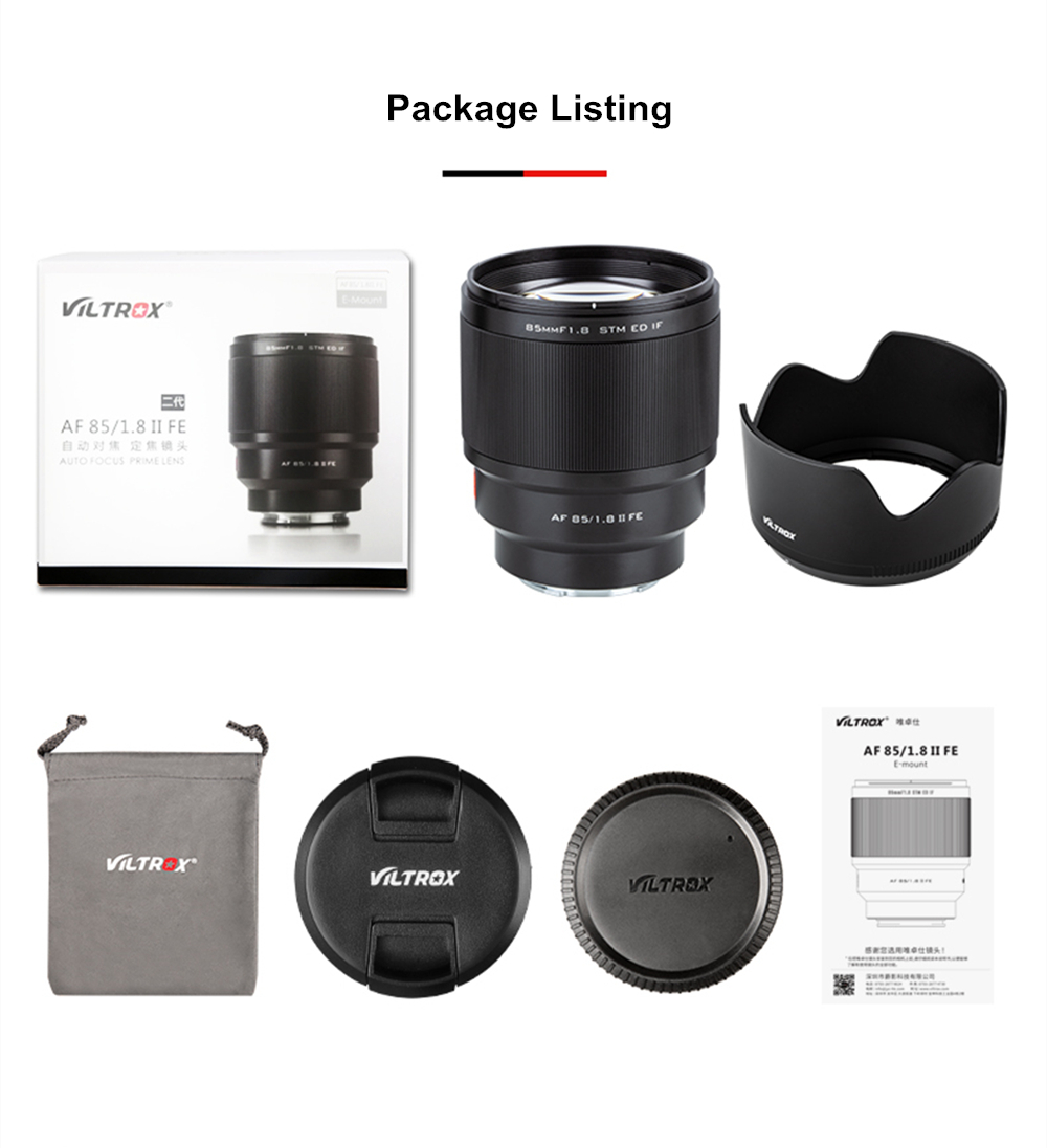Viltrox FE 85mm f1,8 AF II Sony E-Mount - Foto Erhardt