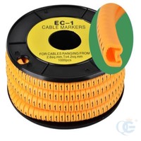Marqueur de câble plat en nylon Quanguan, longueur 10 m, pour connecteur de fil, modèle de marqueur de câble PVC