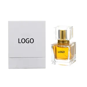 New Arrival Classic Square Perfume Bottle Bayonet Style Acrylic Cover Transparent Perfume Spray Bottle