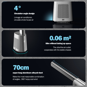 Tuya 42 Inch Nhà Thông Minh Quạt Không Cánh Nóng Và Mát Quạt Tháp Làm Mát Quạt Có Điều Khiển Từ Xa - Product Image 4