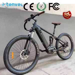 ลดราคาโรงงาน ขายส่ง จักรยานไฟฟ้า 48v 500w มอเตอร์กลาง ล้อ 27.5 นิ้ว โครงอลูมิเนียม แบตเตอรี่ซ่อนในตัว ระบบกันสะเทือนเต็มรูปแบบ จักรยานเสือภูเขา/เสือหมอบ T-HEIZ ขายดี - Product Image 3