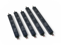 IP67 Dali Push 0-10v 3 en 1 Dim LED DRIVER 12v 24V 60w-300w avec 5 ans de garantie 0-100% DT6 Dim Range Dali Dimmable Led Driver