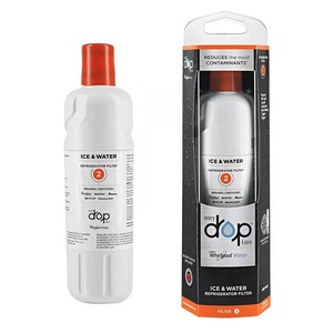 Filtre à eau pour réfrigérateur FlLTERD2, charbon actif de coque de noix de coco, filtration directe pour eau potable, glace et eau - Product Image 2