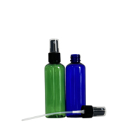 Flacon pulvérisateur en plastique transparent blanc ambré PET 30ml 50ml 100ml 120ml 150ml 200ml 250ml pour emballage cosmétique