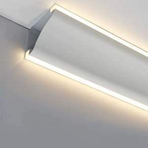 Canaux de <span class=keywords><strong>plafond</strong></span> en aluminium montés en surface sans soudure de haute qualité Éclairage LED Conceptions architecturales Profils de <span class=keywords><strong>plafond</strong></span> Moulures - Product Image 6