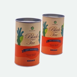 Tube Cardboard Packaging Hot Selling Kraft Paper Tube Container Box Wholesale Canister Cardboard Tea Tube Packaging For Coffee Bean