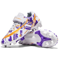Chaussures de football pour enfants antidérapantes et résistantes à l'usure, chaussures à scratch pour garçons, élèves du primaire, entraînement spécial
