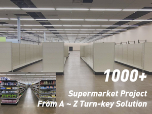 Kích thước tùy chỉnh thép siêu thị thanh toán truy cập với hữu ích không gian lưu trữ - Product Image 5