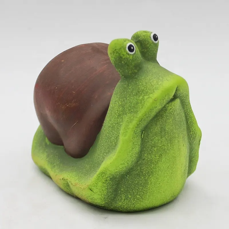 garden supplies wholesales garden animal frog turtle snail cute ceramic garden outdoor ornament decoration