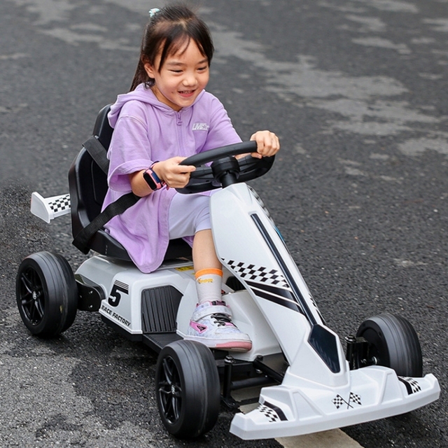 Popular Go Kart Racing Design With Early Education Music/Kids Electric Kart Car Toy Sale