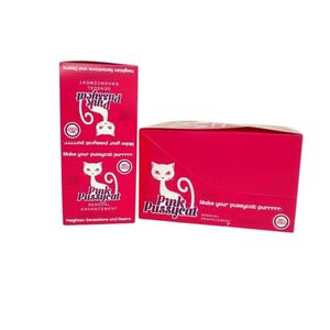 Blister Box Custom Pink PussyCat Blister Paper Cards With Adhesive Sticker/ Display Boxes-24 Packs Per Box