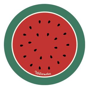 Posavasos con diseño de sandía, redondos, absorbentes y antideslizantes para bebidas - Product Image 1