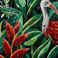 Art mural en mosaïque européenne sur mesure de luxe, correspondance des couleurs de haute précision, peinture murale artisanale, chambre à coucher, hall d'hôtel, projets haut de gamme