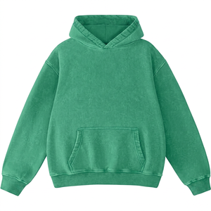 Men's Oversized Pullover Quarter <b>Zip</b> Hoodie Loose Fit 100% Cotton Winter with Pocket Made in Pakistan - Product Image 1