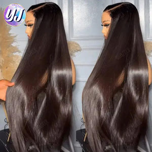 Vente en Gros 100% Cheveux Vietnamiens Bruts Ultra Lisses Perruques Sans Colle Dentelle Frontale Cheveux Humains 13x6 5x5 Fermeture Économique HD Perruques Frontales - Product Image 2