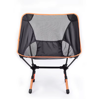 Usine Léger Portable Pliable En Plein Air Camping Chaise Poches Sac À Main Pêche Lune Chaise