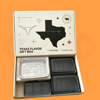 Boîte à bento BBQ au charbon de bois pliable, jetable et portable, en carton kraft recyclé, avec grille intégrée, fermeture magnétique, logo personnalisé