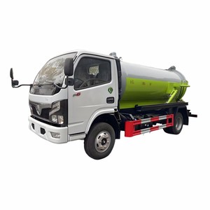 Best Value Dongfeng 4X2 4000 Liters Vacuum Tanker Truck for Sewer Waste Collection - Product Image 1