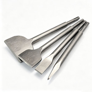 Cincel de tallado de acero de alta dureza SDS Plus para <span class=keywords><strong>martillo</strong></span> rotatorio, para eliminación de azulejos, limpieza de mortero de hormigón, adhesivos de suelo y materiales de piedra. - Product Image 1