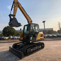 XE85GF Excavator Crawler Kehutanan 8,3 Ton dengan Peralatan Kerja yang Diperkuat dan Pisau Dozer