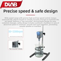 Agitateur à montage supérieur DLAB Daling OS-T40-Plus, mélangeur électrique OS-T60-Plus, équipement de mélange fabriqué en Chine continentale