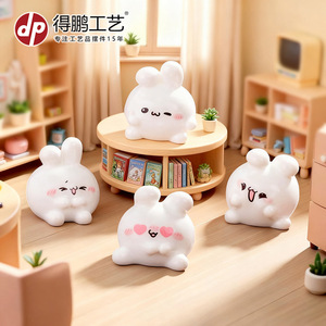 Dp Tuan Tuan Rabbit Resin <b>Doll</b> 8-13 Years Decorative Figurine For Dollhouse Desktop Ornament - Product Image 3