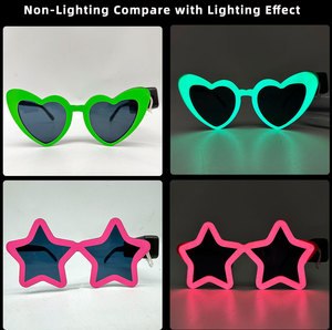 Лидер продаж, креативные светящиеся светодиодные очки на Хэллоуин, неоновые светящиеся солнцезащитные очки для продвижения - Product Image 5