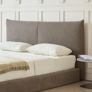 आधुनिक न्यूनतम संपीड़न नरम बिस्तर धातु फ्रेम स्पंज फोम कुशन रानी राजा आकार पर्यावरण के अनुकूल टिकाऊ हटाने योग्य कवर - Product Image 4