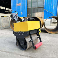 Rouleau compresseur vibratoire à tambour unique Luxin Heavy Industry LX003JS 0,35 tonne, moteur diesel, démarrage électrique, pompe hydraulique
