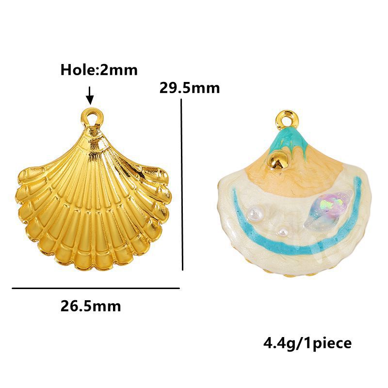 Coquillages bleus et blancs