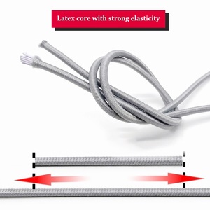 <span class=keywords><strong>2025</strong></span> mới giản dị Fastener đàn hồi vòng dây giày phổ biến tùy chỉnh Polyester phẳng không-tie dây giày - Product Image 5