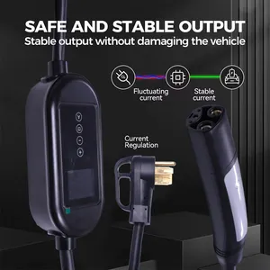 Chargeur EV avec câble étanche EV CHARGER 3 phases 32A 11kW pour voiture électrique