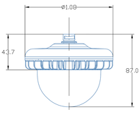 Ampoule LED pour volailles, 48V DC, anti-ammoniac, étanche IP67, pour élevage de poulets, ampoule LED à intensité variable