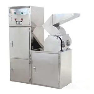 Stainless steel turmeric ginger leaf herb spice coarse crusher leaves root grinding crushing machine