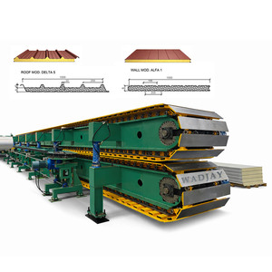 Lini Produksi <span class=keywords><strong>Panel</strong></span> Sandwich Otomatis Penuh dengan Kontrol PLC - Product Image 1
