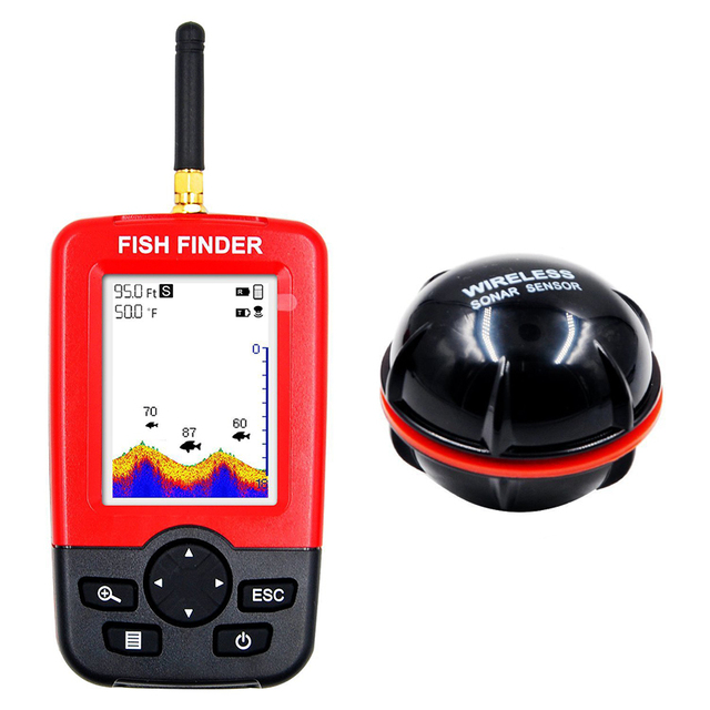 4.92inch Wireless Sonar for Fishing Echo Sounder Fishing Finder Portable Fish Finder