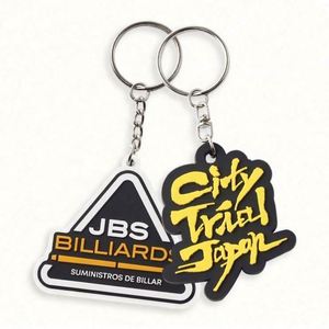<b>Wholesale</b> Promotional Rubber Key Chains Custom Logo Designer Pvc Keychain Accessories - Product Image 1