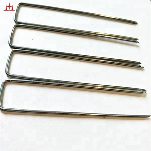 Clous de jardin en acier de type U, tige lisse, diamètre de la tête 3 mm, pointe acérée/plate, haute qualité, agrafe 10J pour tissu de paillage - Product Image 5