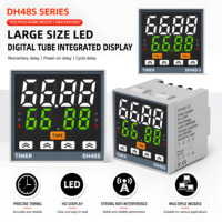 DH48S compteur de relais temporisé affichage LCD 220VAC 24VDC automatique minuterie numérique interrupteur de commande relais de minuterie