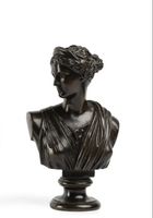 Vente flash Sculpture de jardin classique en bronze Statue de la déesse grecque Diana chasseuse grandeur nature en bronze