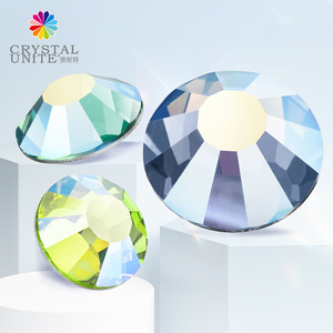 Nâng cấp chất lượng phẳng trở lại kính quang học sửa chữa nóng Rhinestone Màu <span class=keywords><strong>AB</strong></span> & lớp phủ truyền nhiệt strass Bling đá quý Jewel Bead - Product Image 1