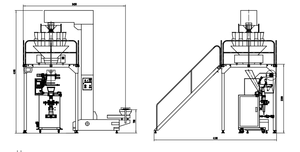 Máquina Vertical de Pesaje, Formación, Llenado y Sellado de Alimentos para Perros con Pesadora, Máquina Empacadora de Alimentos para Mascotas y Gatos, Máquina Automática VFFS para Frutos Secos - Product Image 3
