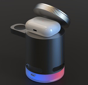 15W 4-in-1 RGB Magnetic Sạc Không Dây Với Loa Có Thể Gập Lại <span class=keywords><strong>Cube</strong></span> Chủ Sạc Nhanh Tính Năng Đa Chức Năng Cho <span class=keywords><strong>Iphone</strong></span> - Product Image 5