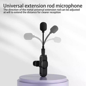 Hàng Mới 3.5Mm K35D Xách Tay Bên Ngoài Mini Ve Áo Ghi Âm Mic Live Streaming Không Dây Lavalier <span class=keywords><strong>Microphone</strong></span> - Product Image 5